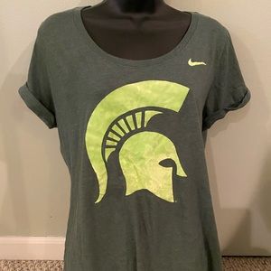 Nike MSU Spartan Logo women’s tee
